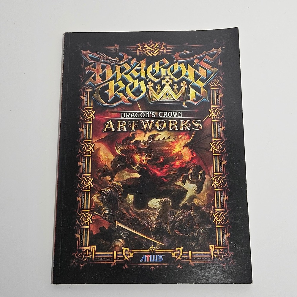 Atlus Dragon's Crown Artworks Book 2013 Promotional Art Book Vanillaware RPG